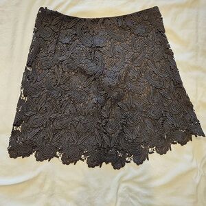 Express Lace Mini Skirt